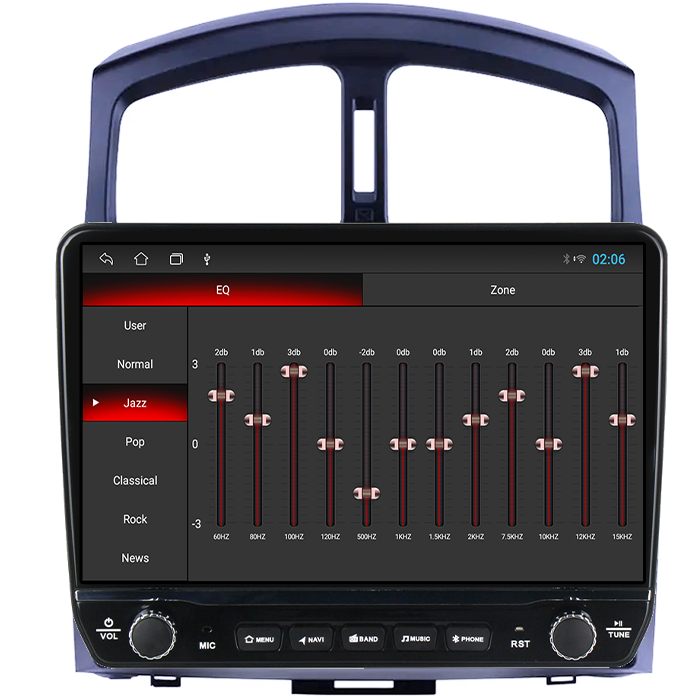 Navigatie dedicata Hyundai Santa Fe 1 2000-2006 Tesla cu butoane rotative model 2024, 4GB RAM 64GB ROM, Procesor Quadcore, Android 14, Display QLED 10", DSP, Carplay&Android Auto [2]