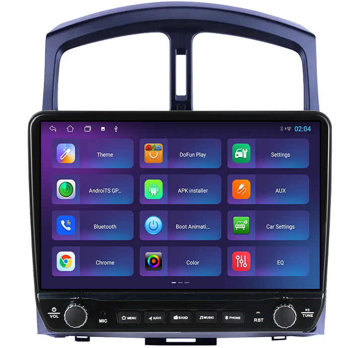 Navigatie dedicata Hyundai Santa Fe 1 2000-2006 Tesla cu butoane rotative model 2024, 4GB RAM 64GB ROM, Procesor Quadcore, Android 14, Display QLED 10", DSP, Carplay&Android Auto [4]