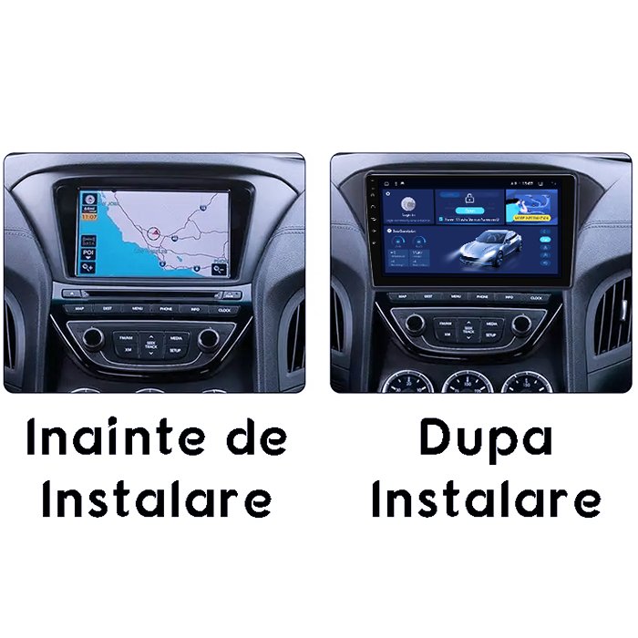 Navigatie dedicata Hyundai Rohens Coupe 2012, 12GB RAM 256GB ROM, Android 14, Rezolutie 2K, Display QLED, 9", DSP, Carplay, Android Auto, Internet, Youtube, Waze, Wi Fi, USB [5]