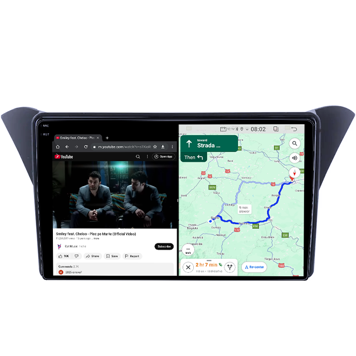 Navigatie dedicata Hyundai Rohens Coupe 2012, 12GB RAM 256GB ROM, Android 14, Rezolutie 2K, Display QLED, 9", DSP, Carplay, Android Auto, Internet, Youtube, Waze, Wi Fi, USB [4]