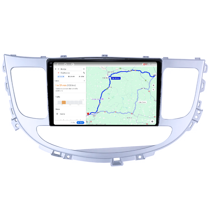 Navigatie dedicata Hyundai Rohens Genesis 2008-2013, 4GB RAM 64GB ROM, Procesor Qualcomm Octacore, Android 14, Rezolutie 2K, Display QLED 9", DSP, Carplay&Android Auto, SIM 4G [6]