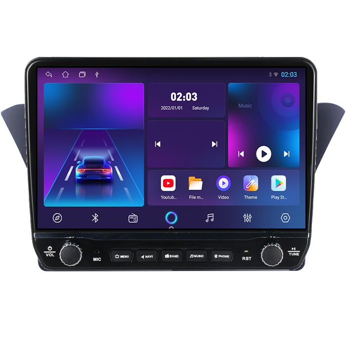 Navigatie dedicata Hyundai Rohens Coupe 2012 Tesla cu butoane rotative model 2024, 4GB RAM 64GB ROM, Procesor Quadcore, Android 14, Display QLED 10", DSP, Carplay&Android Auto [5]