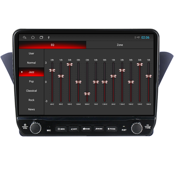 Navigatie dedicata Hyundai Rohens Coupe 2012 Tesla cu butoane rotative model 2024, 4GB RAM 64GB ROM, Procesor Quadcore, Android 14, Display QLED 10", DSP, Carplay&Android Auto [2]