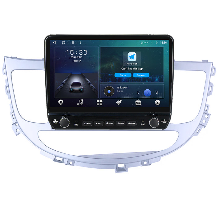Navigatie dedicata Hyundai Rohens Genesis 2008-2013 Tesla cu butoane rotative model 2024, 4GB RAM 64GB ROM, Procesor Quadcore, Android 14, Display QLED 10", DSP, Carplay [6]