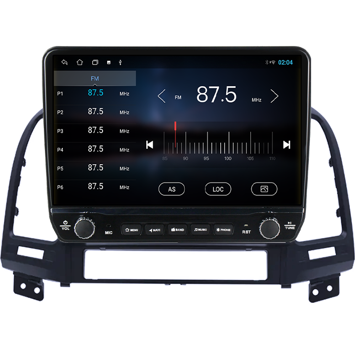 Navigatie dedicata Hyundai Santa Fe 2006-2012 Tesla cu butoane rotative model 2024, 4GB RAM 64GB ROM, Procesor Quadcore, Android 14, Display QLED 10", DSP, Carplay&Android Auto [3]