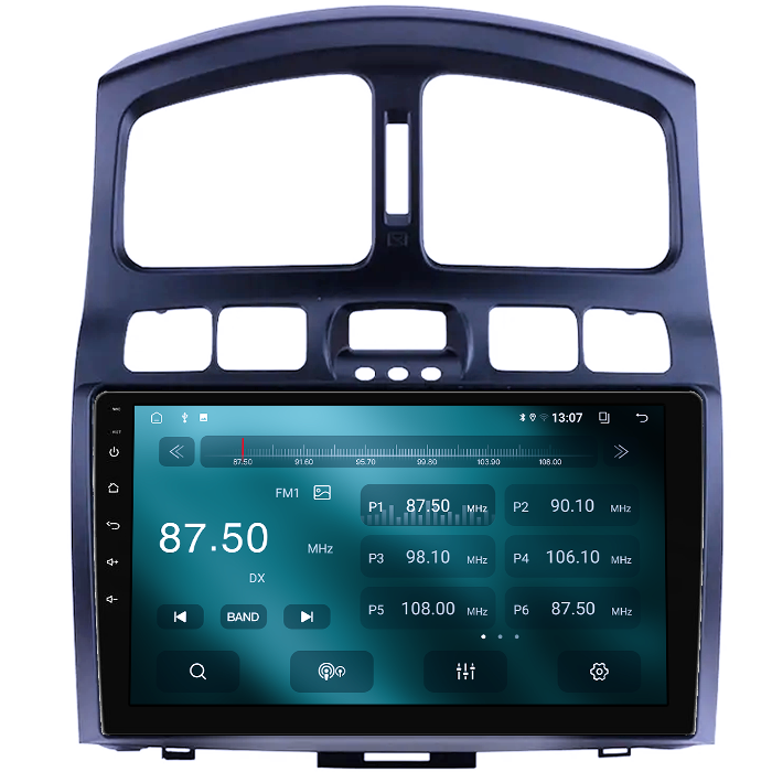 Navigatie dedicata Hyundai Santa Fe 2000-2012, 8GB RAM 128GB ROM, Octacore, Platforma TS18, Android 13, Display QLED 9”, Suporta camera 360º, DSP, Carplay&Android Auto, SIM 4G, Ventilator Activ [4]