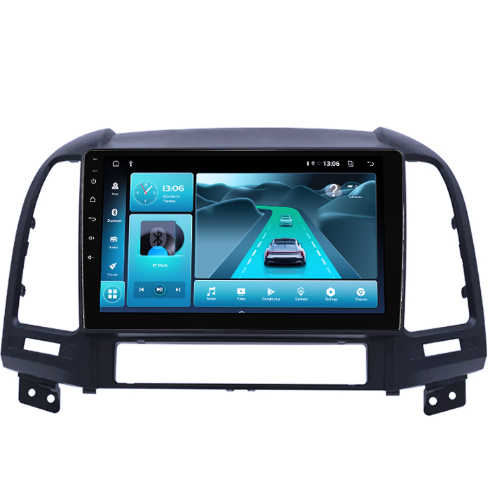 Navigatie dedicata Hyundai Santa Fe 2005-2012, 8GB RAM 128GB ROM, Octacore, Platforma TS18, Android 13, Display QLED 9”, Suporta camera 360º, DSP, Carplay&Android Auto, SIM 4G, Ventilator Activ [3]