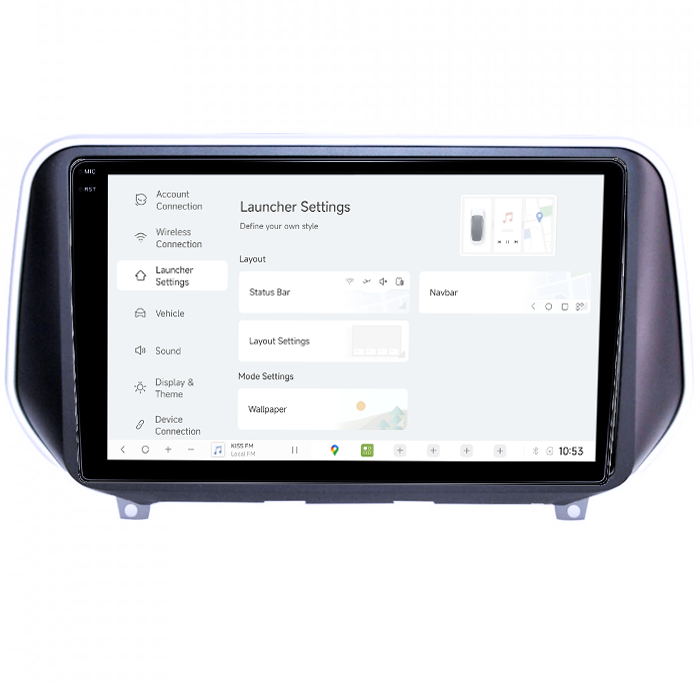 Navigatie dedicata Hyundai Santa Fe 2018+, DUDU3, 4GB RAM 64GB ROM, Octacore, Platforma 8581, Android, Display QLED 9", DSP, Carplay&AndroidAuto [5]