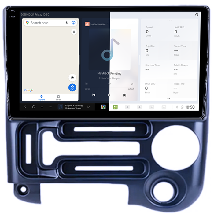 Navigatie dedicata Hyundai Santro 2006-2015, DUDU3, 4GB RAM 64GB ROM, Octacore, Platforma 8581, Android, Display QLED 9", DSP, Carplay&AndroidAuto [2]