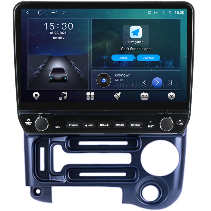 Navigatie dedicata Hyundai Santro 2006-2015 Tesla cu butoane rotative model 2024, 4GB RAM 64GB ROM, Procesor Quadcore, Android 14, Display QLED 10", DSP, Carplay&Android Auto [6]