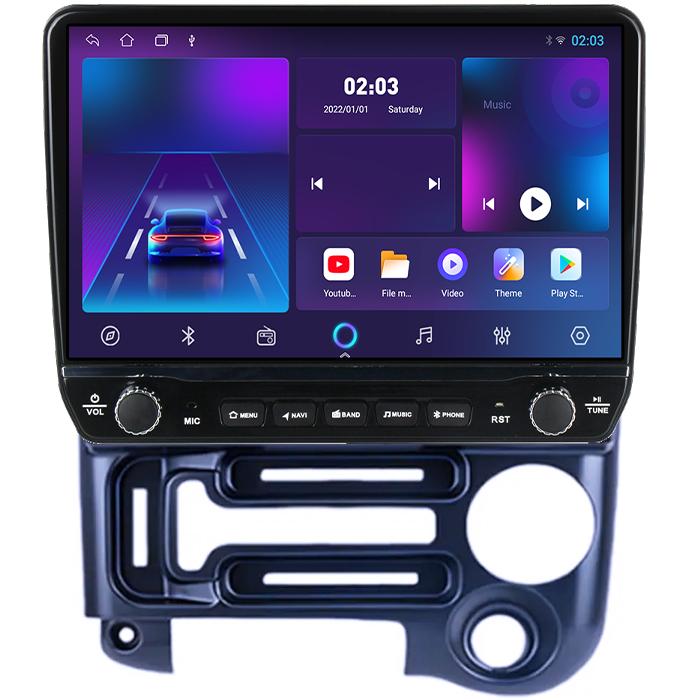 Navigatie dedicata Hyundai Santro 2006-2015 Tesla cu butoane rotative model 2024, 4GB RAM 64GB ROM, Procesor Quadcore, Android 14, Display QLED 10", DSP, Carplay&Android Auto [5]