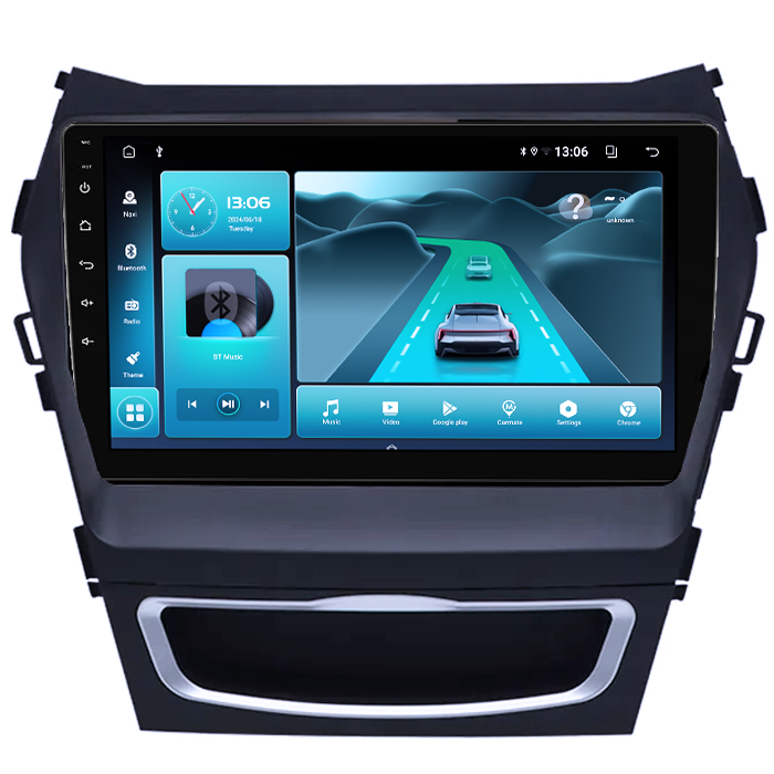 Navigatie dedicata Hyundai Santa Fe IX45 2012-2017, 8GB RAM 128GB ROM, Octacore, Platforma 7862, Android 14, Display QLED 9”, Suporta camera 360º, DSP, Carplay&Android Auto, SIM 4G, Ventilator Activ [2]