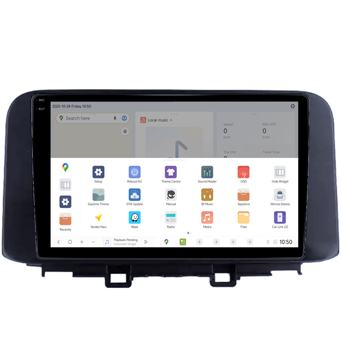 Navigatie dedicata Hyundai Kona 2018-2020, DUDU3, 4GB RAM 64GB ROM, Octacore, Platforma 8581, Android, Display QLED 9", DSP, Carplay&AndroidAuto [3]