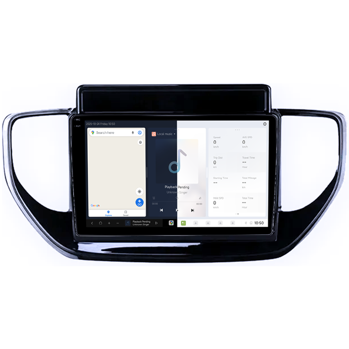 Navigatie dedicata Hyundai Solaris 2 2020-2021, DUDU3, 4GB RAM 64GB ROM, Octacore, Platforma 8581, Android, Display QLED 9", DSP, Carplay&AndroidAuto [2]