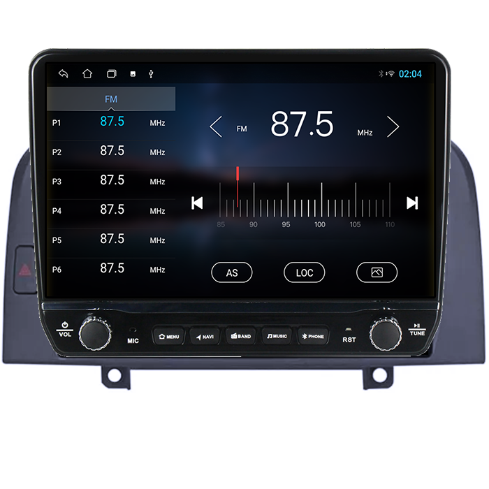 Navigatie dedicata Hyundai Sonata NF 2004-2008 Tesla cu butoane rotative model 2024, 4GB RAM 64GB ROM, Procesor Quadcore, Android 14, Display QLED 10", DSP, Carplay&Android Auto [2]