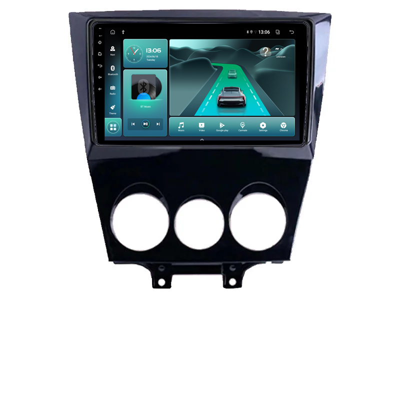Navigatie dedicata Mazda RX-8 2009-2011, 4GB RAM 64GB ROM, Quadcore, Android 14, Display QLED  9", DSP, Carplay&Android Auto, Suport camere AHD [4]