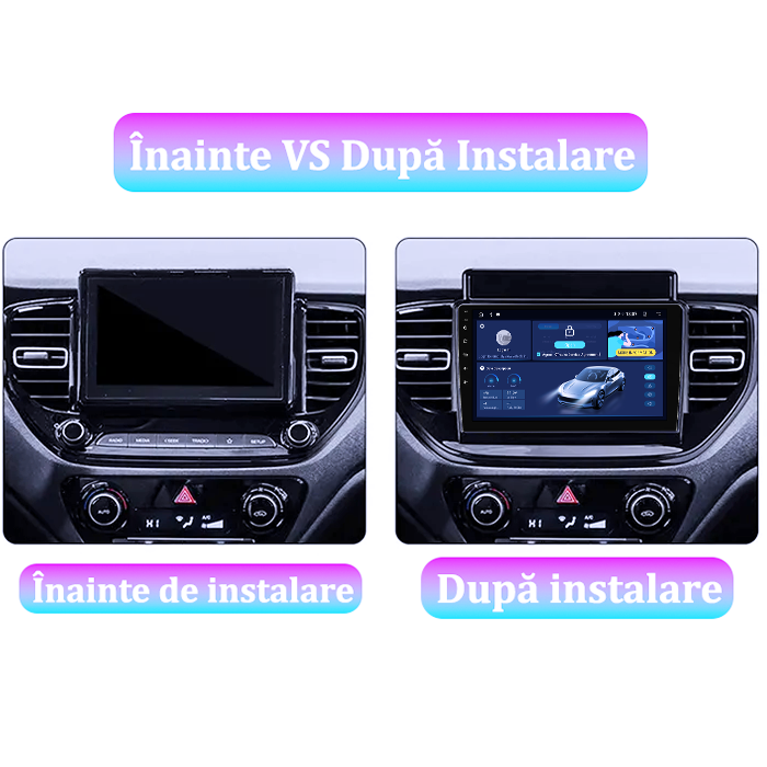 Navigatie dedicata Hyundai Solaris 2 2020-2021, 8GB RAM 128GB ROM, Octacore, Platforma TS18, Android 13, Display QLED 9”, Suporta camera 360º, DSP, Carplay&Android Auto, SIM 4G, Ventilator Activ [5]