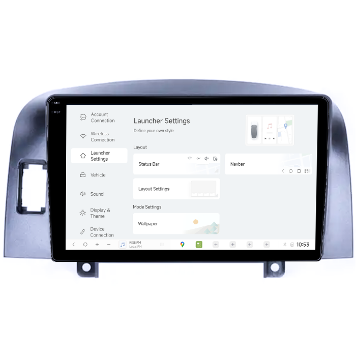 Navigatie dedicata Hyundai Sonata NF 2006, DUDU3, 4GB RAM 64GB ROM, Octacore, Platforma 8581, Android, Display QLED 9", DSP, Carplay&AndroidAuto [5]