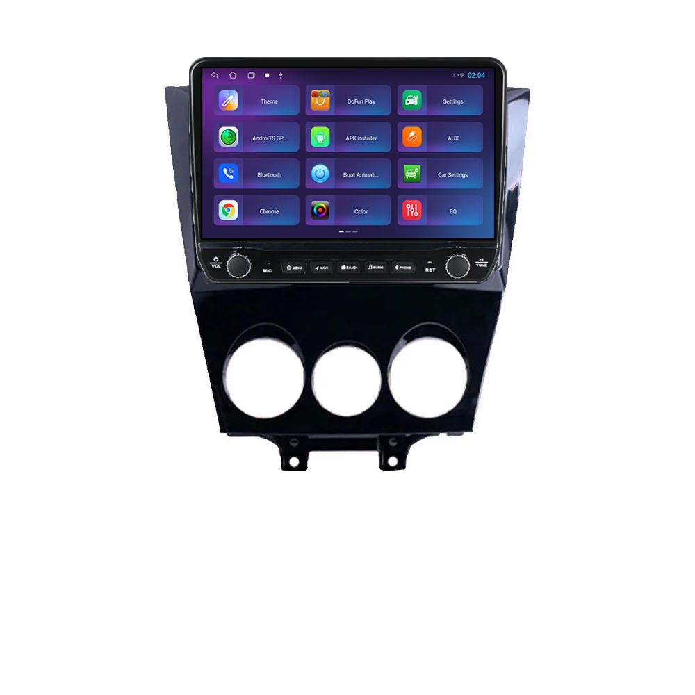 Navigatie dedicata Mazda RX-8 2009-2011 Tesla Cu Butoane Rotative Model 2024, 4GB RAM 64GB ROM, Procesor Quadcore, Android 14, Display QLED 10", DSP, Carplay&AndroidAuto [3]