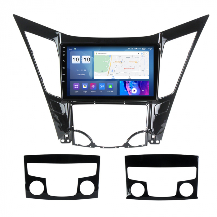 Navigatie dedicata Hyundai Sonata 2009-2014, 4 GB RAM 32 ROM, Android 13, Display QLED, 9", DSP, Carplay, Android Auto, Internet, Youtube , Waze , WI-FI , USB , Bluetooth [5]