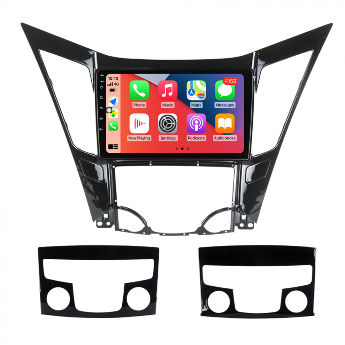 Navigatie dedicata Hyundai Sonata 2009-2014, 4 GB RAM 32 ROM, Android 13, Display QLED, 9", DSP, Carplay, Android Auto, Internet, Youtube , Waze , WI-FI , USB , Bluetooth [4]