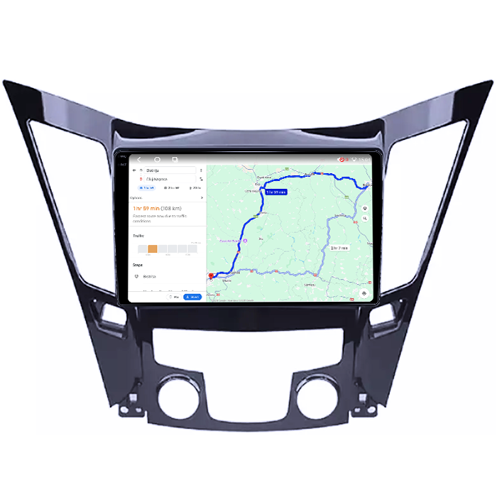 Navigatie dedicata Hyundai Sonata 2009-2014, 4GB RAM 64GB ROM, Octacore, Android 14, Display QLED 1K 9", Carplay&Android Auto, SIM 4G, Ventilator Activ [4]