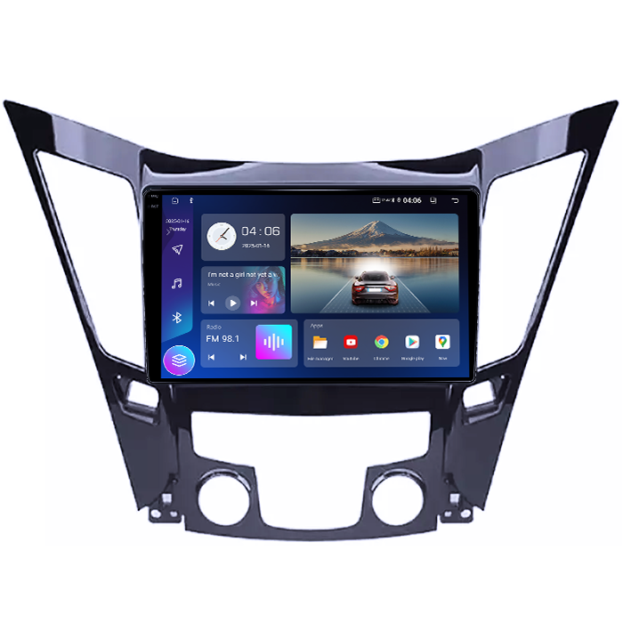 Navigatie dedicata Hyundai Sonata 2009-2014, 4GB RAM 64GB ROM, Quad Core, Display 9" QLED 1K, Carplay, Android 14, Bluetooth, Magazin Play, Suport Camere AHD [2]