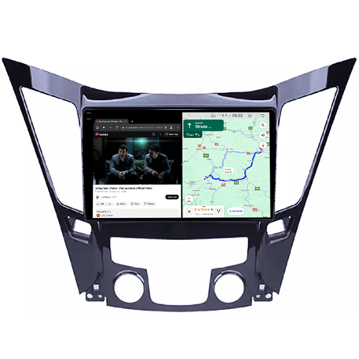 Navigatie dedicata Hyundai Sonata 2009-2014, 4GB RAM 64GB ROM, Quad Core, Display 9" QLED 1K, Carplay, Android 14, Bluetooth, Magazin Play, Suport Camere AHD [5]