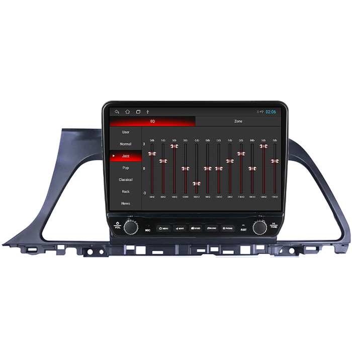 Navigatie dedicata Hyundai Sonata9 2015-2018 Tesla cu butoane rotative model 2024, 4GB RAM 64GB ROM, Procesor Quadcore, Android 14, Display QLED 10", DSP, Carplay&Android Auto [2]