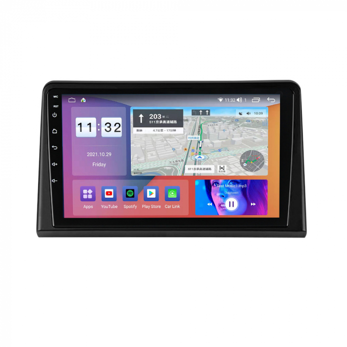 Navigatie dedicata Hyundai Sonata 7 2017-2019, 4 GB RAM 32 ROM, Android 13, Display QLED, 9", DSP, Carplay, Android Auto, Internet, Youtube , Waze , WI-FI , USB , Bluetooth [3]