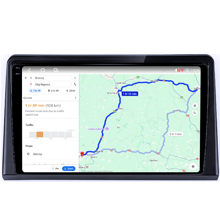 Navigatie dedicata Hyundai Sonata 7 2017-2019, 4GB RAM 64GB ROM, Octacore, Android 14, Display QLED 1K 9", Carplay&Android Auto, SIM 4G, Ventilator Activ [4]