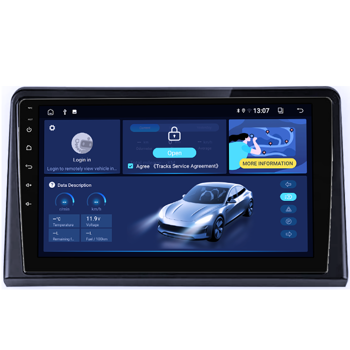 Navigatie dedicata Hyundai Sonata 7 2017-2019, 8GB RAM 128GB ROM, Octacore, Platforma TS18, Android 13, Display QLED 9”, Suporta camera 360º, DSP, Carplay&Android Auto, SIM 4G, Ventilator Activ [2]