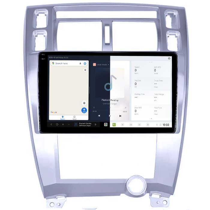 Navigatie dedicata Hyundai Tucson 1 2004-2009, DUDU3, 4GB RAM 64GB ROM, Octacore, Platforma 8581, Android, Display QLED 9", DSP, Carplay&AndroidAuto [2]