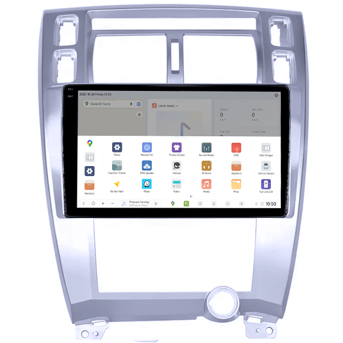 Navigatie dedicata Hyundai Tucson 1 2004-2009, DUDU3, 4GB RAM 64GB ROM, Octacore, Platforma 8581, Android, Display QLED 9", DSP, Carplay&AndroidAuto [3]