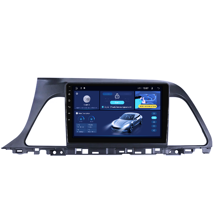 Navigatie dedicata Hyundai Sonata 9 2015-2018, 8GB RAM 128GB ROM, Octacore, Platforma TS18, Android 13, Display QLED 9”, Suporta camera 360º, DSP, Carplay&Android Auto, SIM 4G, Ventilator Activ [2]