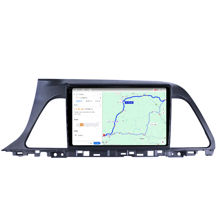 Navigatie dedicata Hyundai Sonata9 2015-2018, 12GB RAM 256GB ROM, Android 14, Rezolutie 2K, Display QLED, 9", DSP, Carplay, Android Auto, Internet, Youtube, Waze, Wi Fi, USB [4]