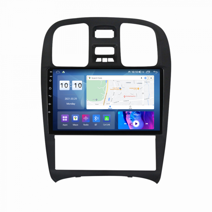 Navigatie dedicata Hyundai Sonata Fe 2004-2012, 4GB RAM 64GB ROM, Octacore, Android 13, Display QLED 9", DSP, Carplay, Android Auto, Internet, Youtube, Waze, WIFI, Bluetooth [4]