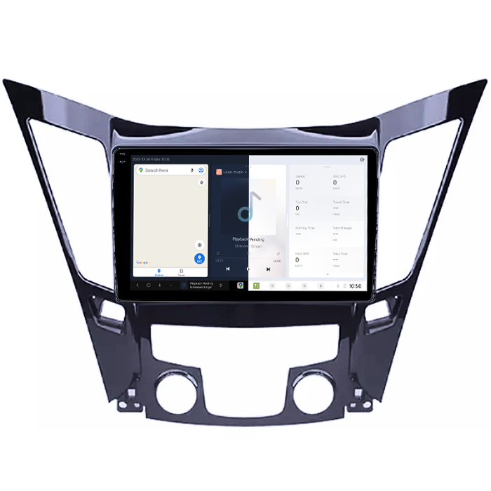 Navigatie dedicata Hyundai Sonata 2009-2014, DUDU3, 4GB RAM 64GB ROM, Octacore, Platforma 8581, Android, Display QLED 9", DSP, Carplay&AndroidAuto [2]