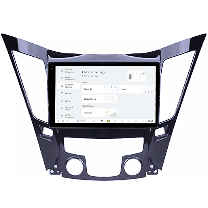Navigatie dedicata Hyundai Sonata 2009-2014, DUDU3, 4GB RAM 64GB ROM, Octacore, Platforma 8581, Android, Display QLED 9", DSP, Carplay&AndroidAuto [5]