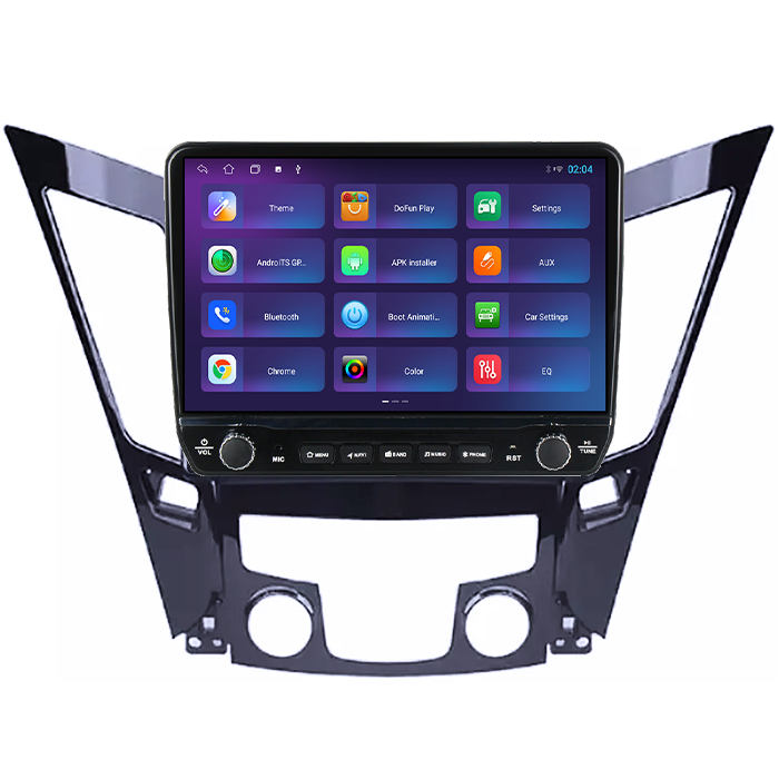 Navigatie dedicata Hyundai Sonata 2009-2014 Tesla cu butoane rotative model 2024, 4GB RAM 64GB ROM, Procesor Quadcore, Android 14, Display QLED 10", DSP, Carplay&Android Auto [3]
