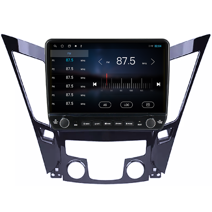 Navigatie dedicata Hyundai Sonata 2009-2014 Tesla cu butoane rotative model 2024, 4GB RAM 64GB ROM, Procesor Quadcore, Android 14, Display QLED 10", DSP, Carplay&Android Auto [2]