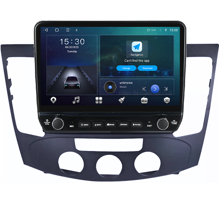 Navigatie dedicata Hyundai Sonata NF 2009 Tesla cu butoane rotative model 2024, 4GB RAM 64GB ROM, Procesor Quadcore, Android 14, Display QLED 10", DSP, Carplay&Android Auto [7]