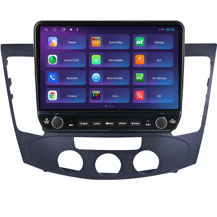 Navigatie dedicata Hyundai Sonata NF 2009 Tesla cu butoane rotative model 2024, 4GB RAM 64GB ROM, Procesor Quadcore, Android 14, Display QLED 10", DSP, Carplay&Android Auto [5]