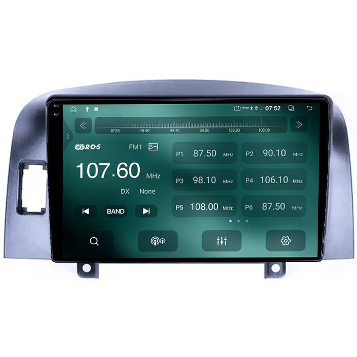Navigatie dedicata Hyundai Sonata NF 2006, 4GB RAM 64GB ROM, Quad Core, Display 9" QLED 1K, Carplay, Android 14, Bluetooth, Magazin Play, Suport Camere AHD [3]