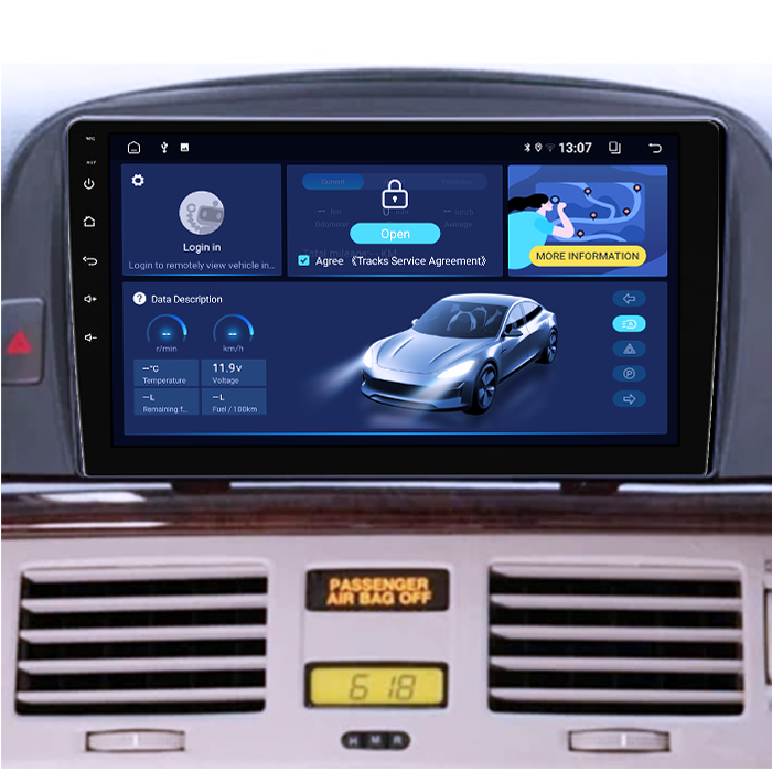 Navigatie dedicata Hyundai Sonata NF 2006, 8GB RAM 128GB ROM, Octacore, Platforma TS18, Android 13, Display QLED 9”, Suporta camera 360º, DSP, Carplay&Android Auto, SIM 4G, Ventilator Activ [5]
