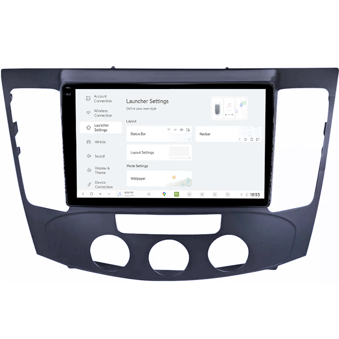 Navigatie dedicata Hyundai Sonata NF 2009, DUDU3, 4GB RAM 64GB ROM, Octacore, Platforma 8581, Android, Display QLED 9", DSP, Carplay&AndroidAuto [5]