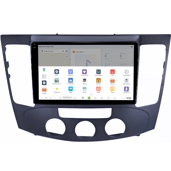 Navigatie dedicata Hyundai Sonata NF 2009, DUDU3, 4GB RAM 64GB ROM, Octacore, Platforma 8581, Android, Display QLED 9", DSP, Carplay&AndroidAuto [3]