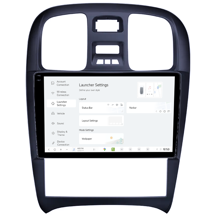 Navigatie dedicata Hyundai Sonata Fe 2004-2012, DUDU3, 4GB RAM 64GB ROM, Octacore, Platforma 8581, Android, Display QLED 9", DSP, Carplay&AndroidAuto [5]