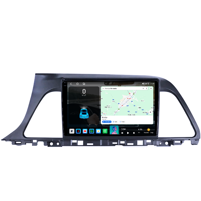 Navigatie dedicata Hyundai Sonata9 2015-2018, 4GB RAM 64GB ROM, Octacore, Android 14, Display QLED 1K 9", Carplay&Android Auto, SIM 4G, Ventilator Activ [2]