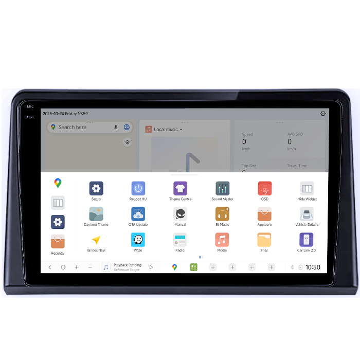Navigatie dedicata Hyundai Sonata 7 2017-2019, DUDU3, 4GB RAM 64GB ROM, Octacore, Platforma 8581, Android, Display QLED 9", DSP, Carplay&AndroidAuto [3]